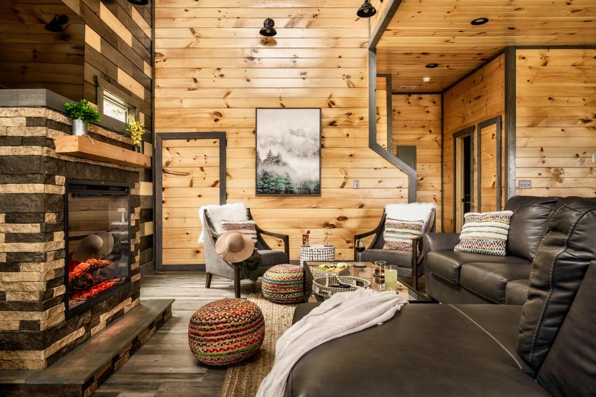 Mountainscape - Brand New Cabin W Views - Hottub - Firetable - Ps5 - Pooltable - 3 Pools Gatlinburg Exterior foto