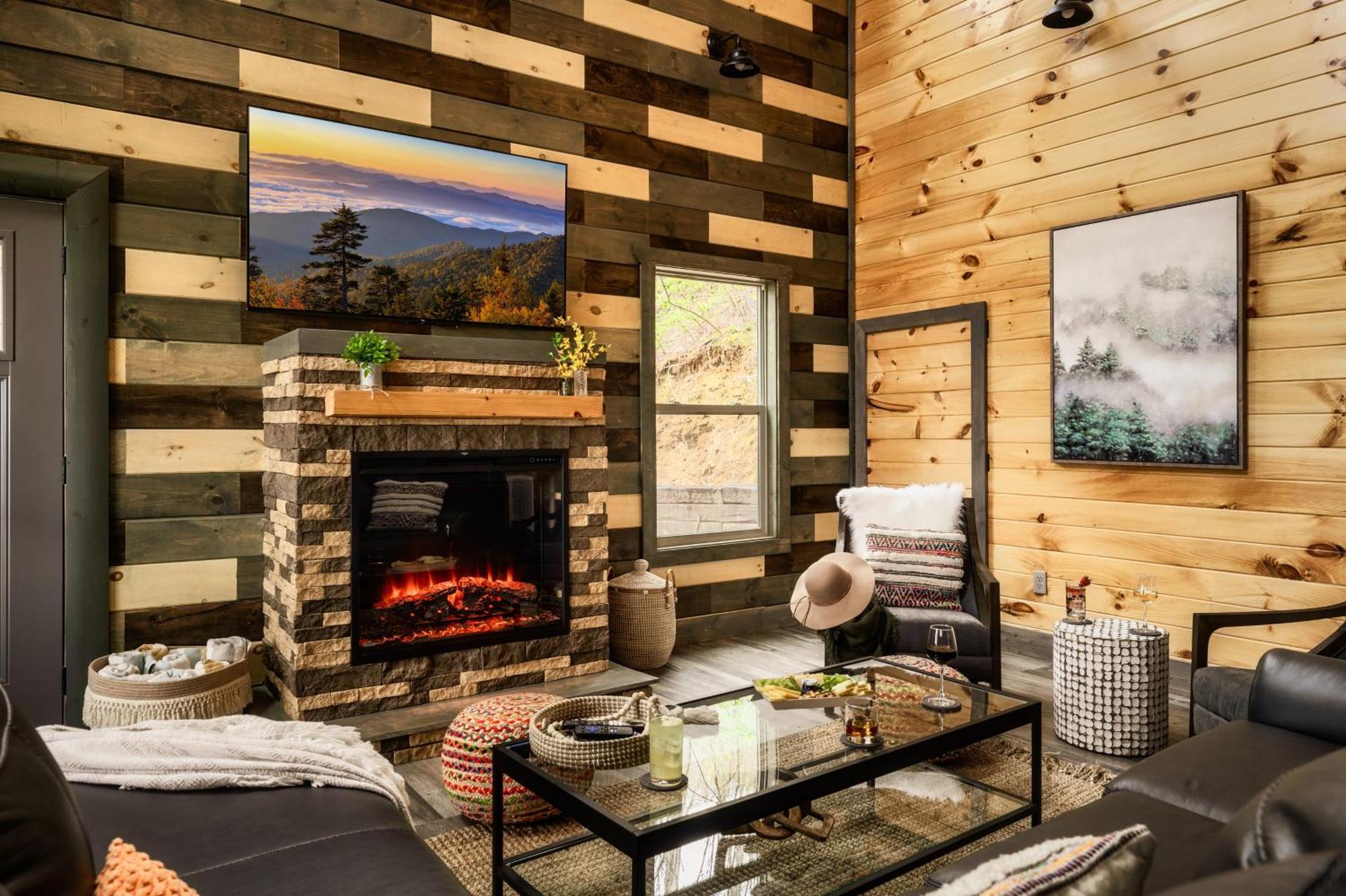 Mountainscape - Brand New Cabin W Views - Hottub - Firetable - Ps5 - Pooltable - 3 Pools Gatlinburg Exterior foto